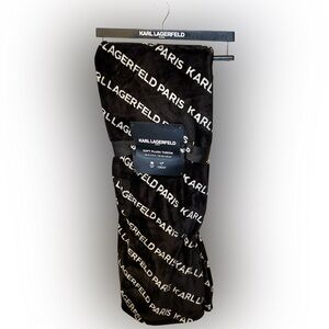 Black Karl Lagerfeld Plush Throw NWT